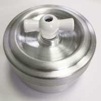 Выключатель поворотный, перекрестный (с 3-х мест и более), металл, цвет Серебро, ручка белая